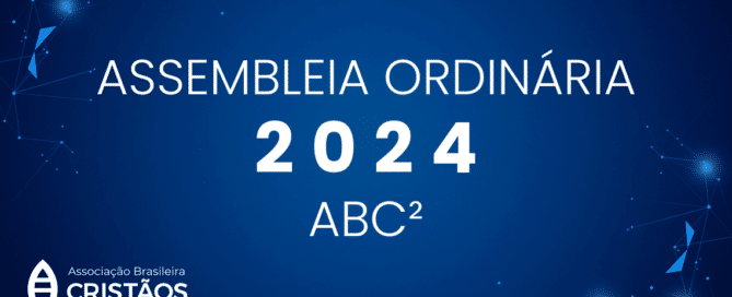 ASSEMBLEIA ORDINARIA ABC² CN4 CAPA - Associação Brasileira de Cristãos na Ciência: ABC²